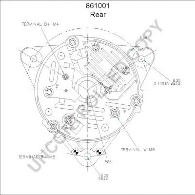 PRESTOLITE ELECTRIC 861001 -  Генератор